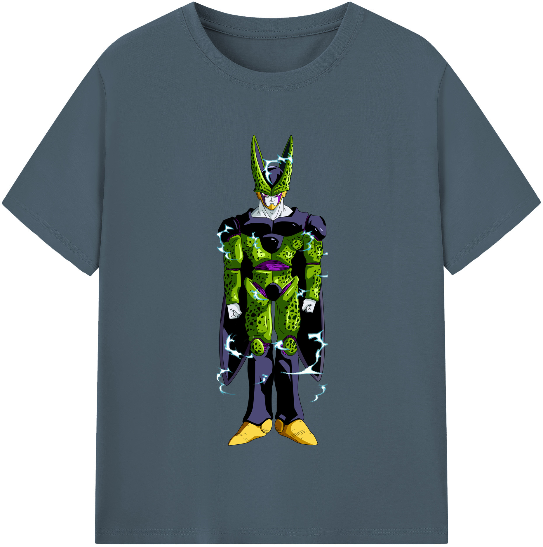（画像用） ドラゴンボール セル DRAGON BALL Cell 綿100％半袖Tシャツ（フロントプリント）